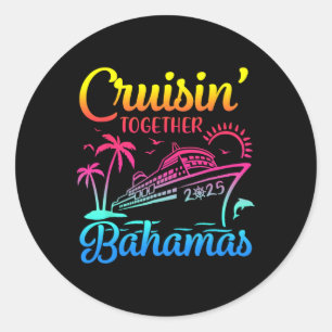 Pegatina Redonda Crucero Familiar Hamas 2025 Crucero Hamas Va