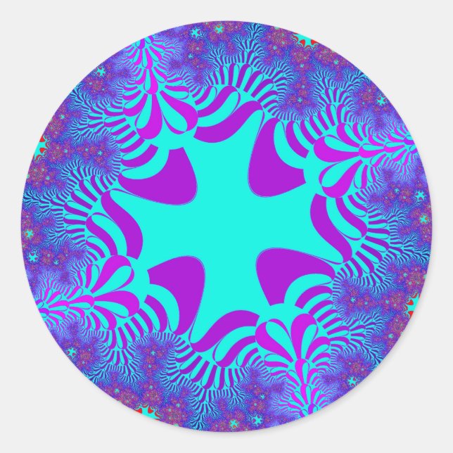 Pegatina Redonda Cruz Azul Costera (Anverso)