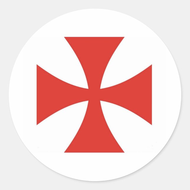 Pegatina Redonda Cruz Patea (Anverso)
