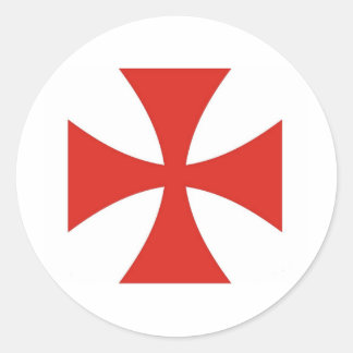 Pegatina Redonda Cruz Patea