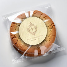 Cruz Vintage Confirmation en Pergamino Antiguo 