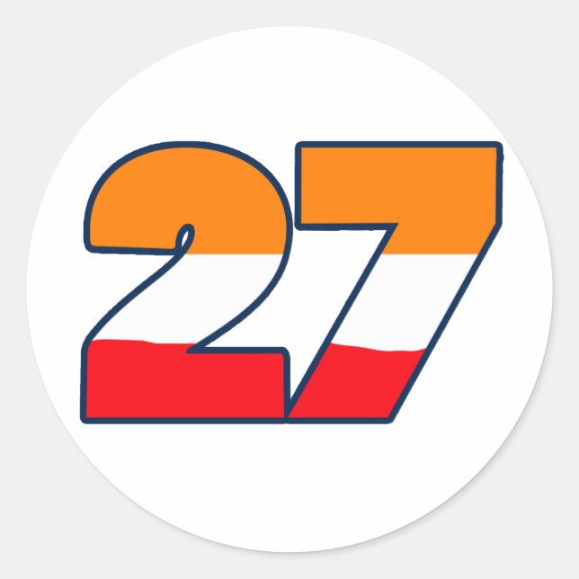 PEGATINA REDONDA CSREP27 (Anverso)