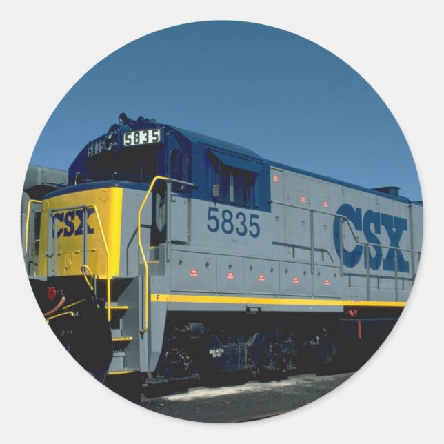 PEGATINA REDONDA CSX GE B36-7 (Anverso)