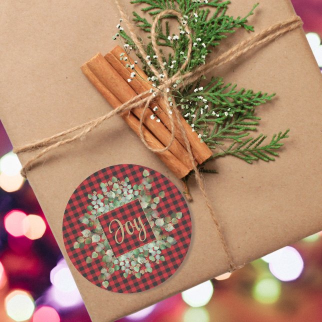 Pegatina Redonda Cuadro de Búfalo Eucalipto Mensaje de Nombre Perso (Subido por el creador)