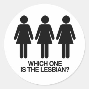 Pegatina Redonda ¿CUÁL ES LA LESBIANA -.png
