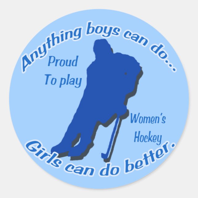 Pegatina Redonda Cualquier cosa que los chicos puedan hacer... Pega (Anverso)