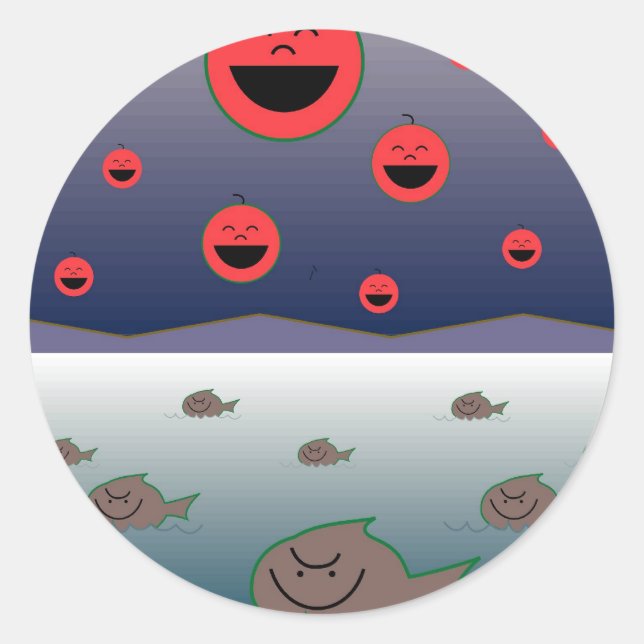 Pegatina Redonda Cualquier tonta puede (Anverso)