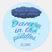 Cuando llueve inspiración azul ánimo