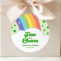 Cuatro es un arcoiris cariñoso cuarto Fiesta de cu