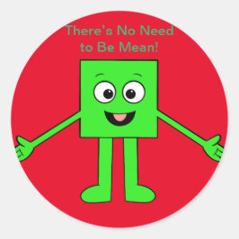 Pegatina Redonda Cubie Cubester