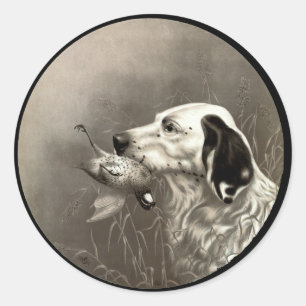 Pegatina Redonda Cuchillo