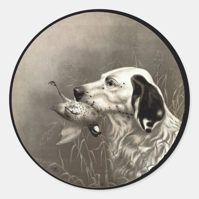 Pegatina Redonda Cuchillo (Anverso)