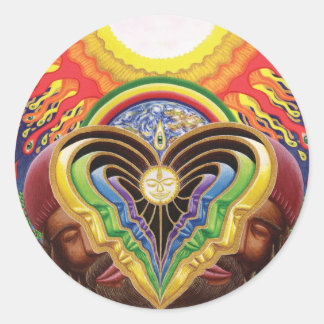 Pegatina Redonda Cuerpos de peeling