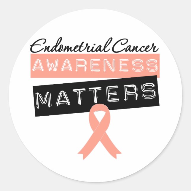 Pegatina Redonda Cuestiones relativas a la sensibilización sobre el (Anverso)