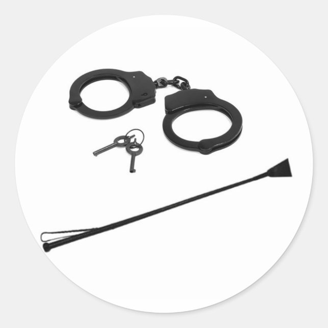 PEGATINA REDONDA CUFFS Y CULTIVO (Anverso)