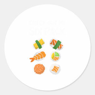 Pegatina Redonda Cuidada Echa Un Vistazo A Mi Gimnasio Funny De Sei