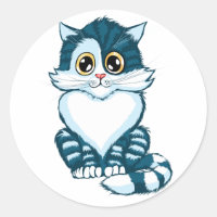 Cuidado gato azul