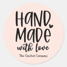 Cuidado hecho a mano con amor Rubor Business Pegat
