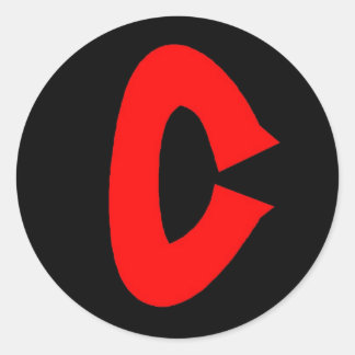 Pegatina Redonda Culpen A Los Principales pegatinas De "C"