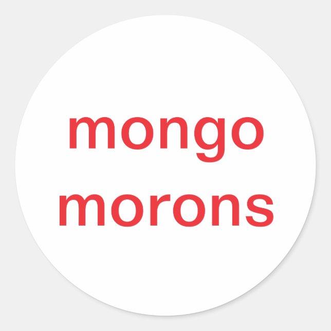 Pegatina Redonda culto tonto tamborilero Hankamer Artjunkhaus Comic (Anverso)