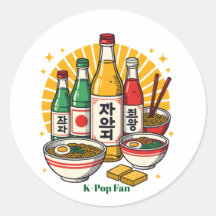 Cultura Pop Coreana Estampada en la Pechera de una