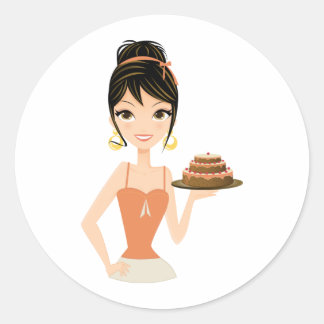 Pegatina Redonda Cumpleaños