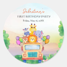 Cumpleaños con tema de Jungle Safari Ride 1