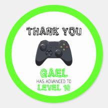 Cumpleaños de Green Video Game Truck