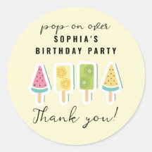 Cumpleaños de Guay Summer Popsicle