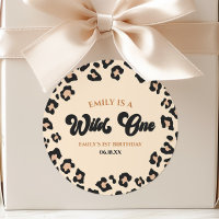 Cumpleaños de Leopardo Estampado de Guepardo Salva