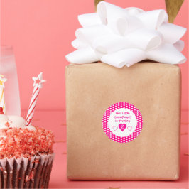 Pegatina Redonda Cumpleaños de Little Squerido