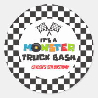 Cumpleaños de monstruos de camiones monstruo