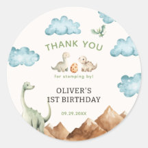 Cumpleaños de niños dinosaurios gracias