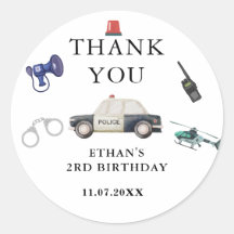 Cumpleaños de Niños Policías con Estilo