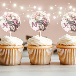 Pegatina Redonda Cumpleaños de Reptile Lizard