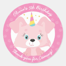 Cumpleaños de Unicorn Puppy
