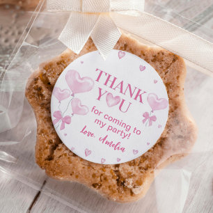 Pegatina Redonda Cumpleaños del pequeño querido San Valentín