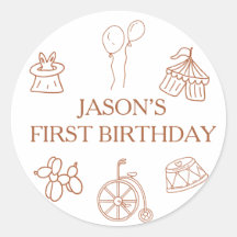 Cumpleaños del primer aniversario del circo de Doo
