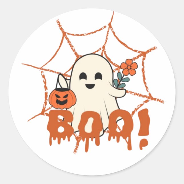 Pegatina Redonda cumpleaños feliz (Anverso)