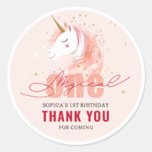 Cumpleaños Mágico Unicornio Primero