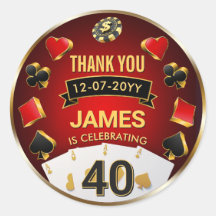 Cumpleaños Personalizado de Casino en Las Vegas Po