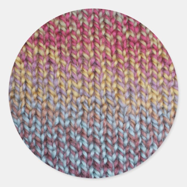 Pegatina Redonda Cuñada colorida (Anverso)