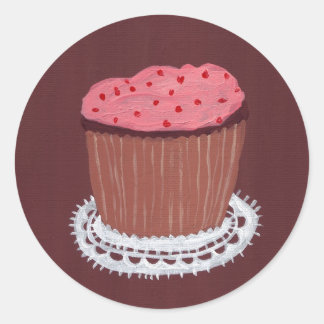 Pegatina Redonda cupcake2_sm