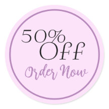 Cupón de venta de Personalizado Lavendar para pequ