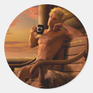 Pegatina Redonda Curación de la Puerta 3 de Astarion Baldur