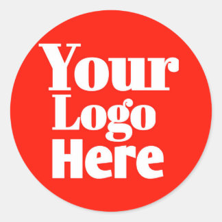 Pegatina Redonda Custom Business Stickers | Personalized