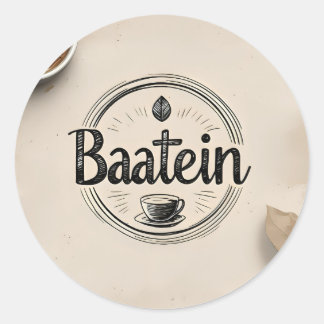 Pegatina Redonda Custom Classic Round Stickers, Format: Sheet of St