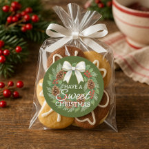 Custom Homemade Christmas Cookies Label Roll