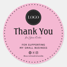 Custom Thank You For Supporting My Small Business