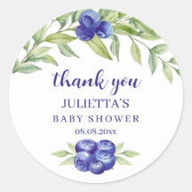 Cute Blueberry Gracias Sticker